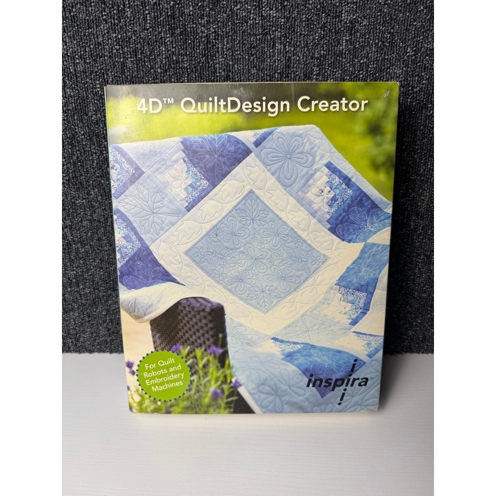 Inspira 4D QuiltDesign Creator Software V2.0 Pfaff Manual & DVDs